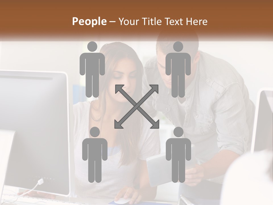 Rent House Model PowerPoint Template