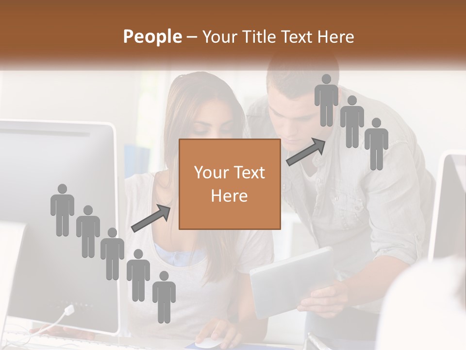 Rent House Model PowerPoint Template