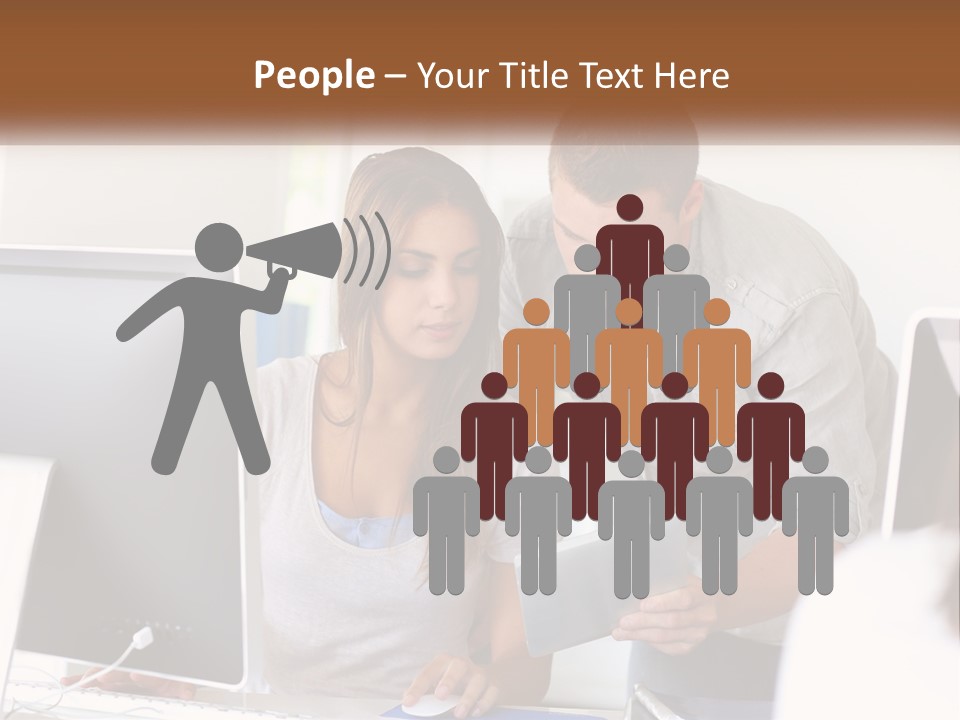 Rent House Model PowerPoint Template