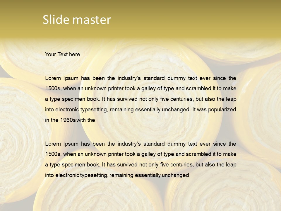 Rent Ownership House PowerPoint Template