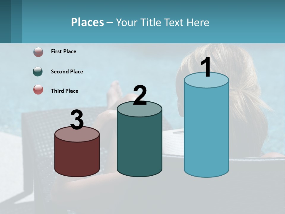 Holding Man Grass PowerPoint Template