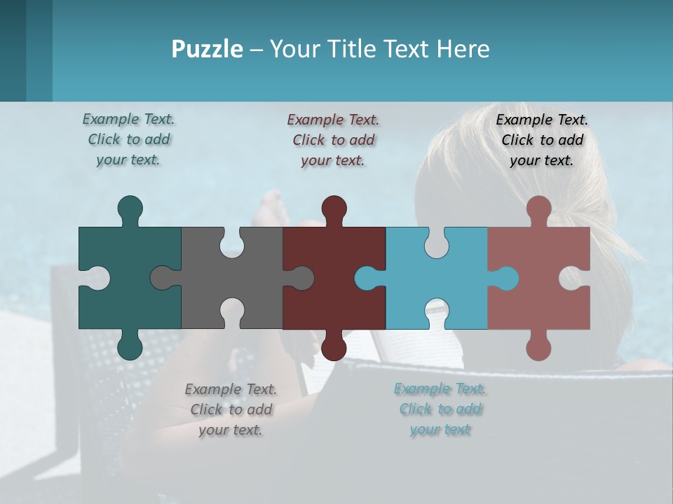 Holding Man Grass PowerPoint Template