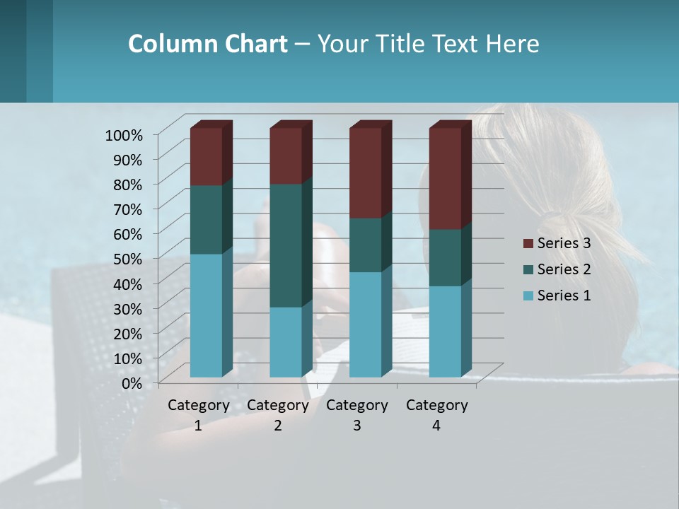 Holding Man Grass PowerPoint Template