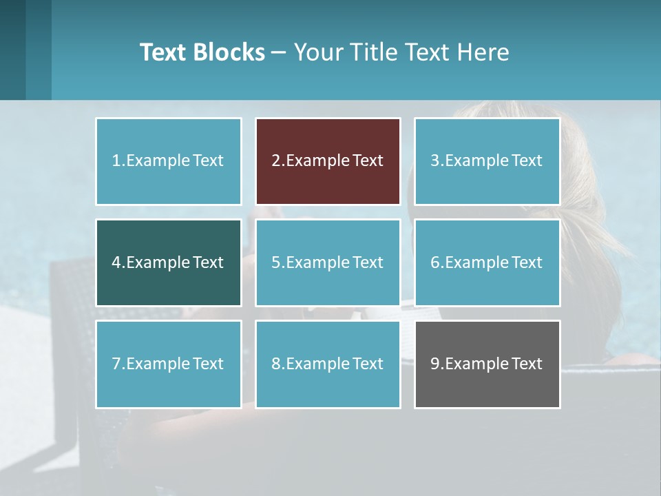 Holding Man Grass PowerPoint Template