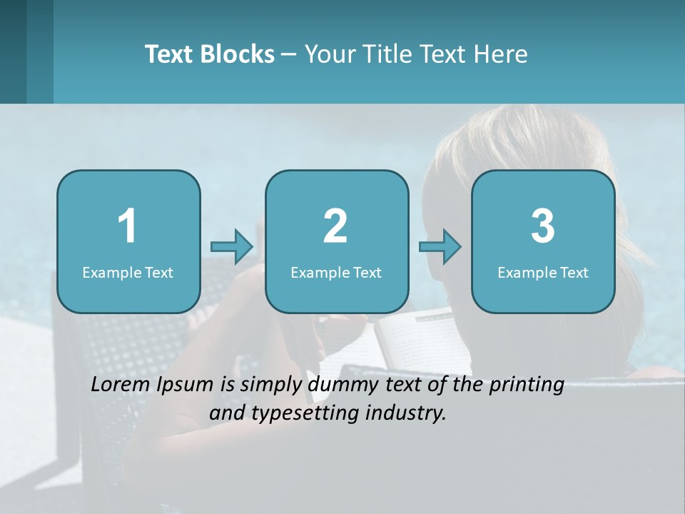 Holding Man Grass PowerPoint Template