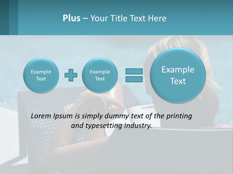 Holding Man Grass PowerPoint Template