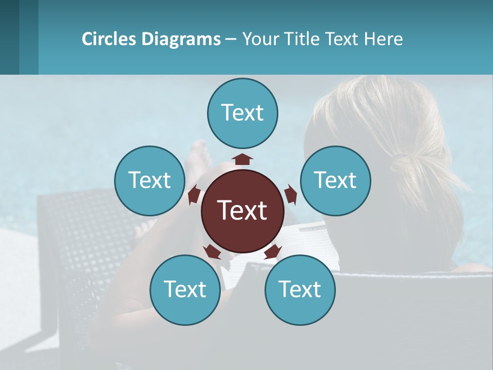 Holding Man Grass PowerPoint Template