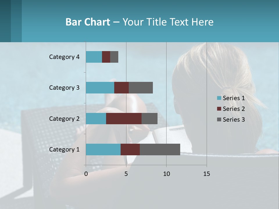 Holding Man Grass PowerPoint Template