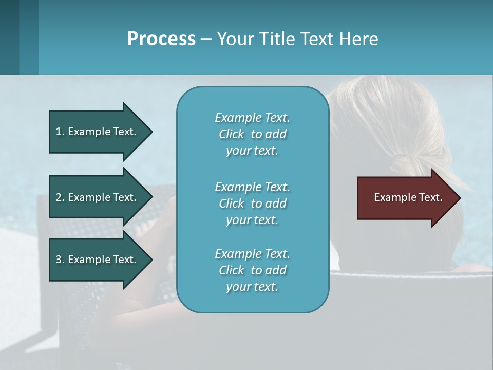 Holding Man Grass PowerPoint Template