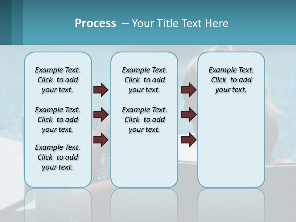 Holding Man Grass PowerPoint Template