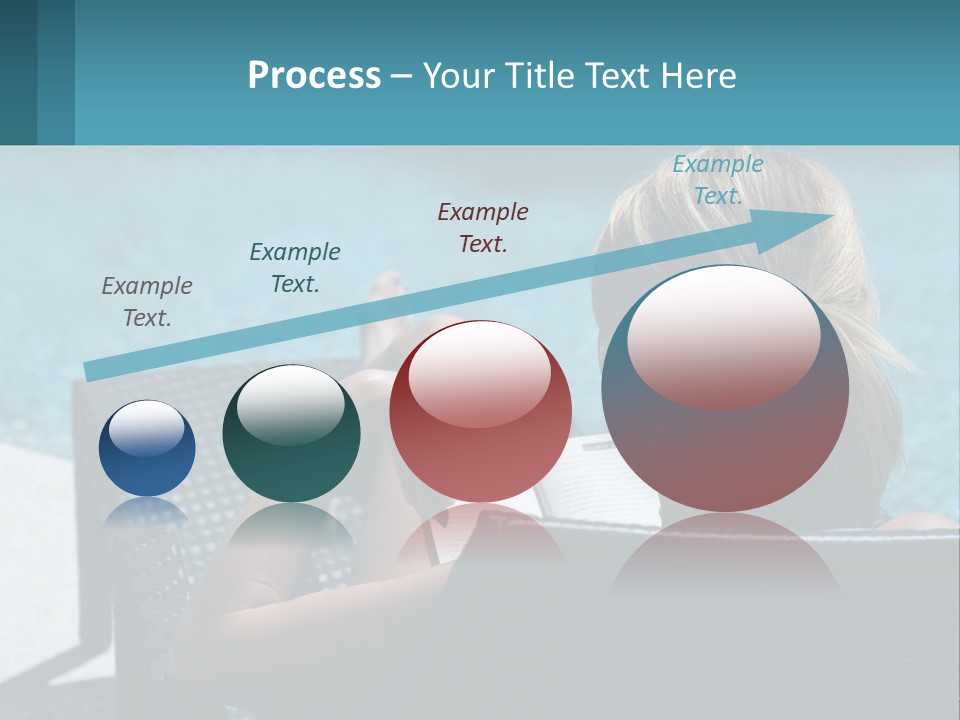 Holding Man Grass PowerPoint Template