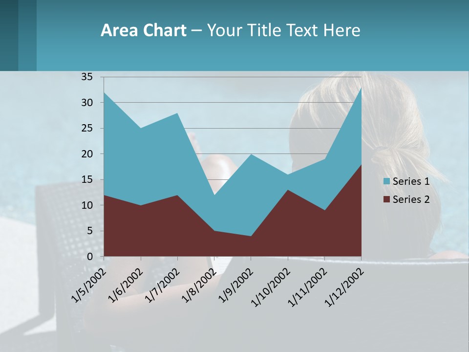 Holding Man Grass PowerPoint Template