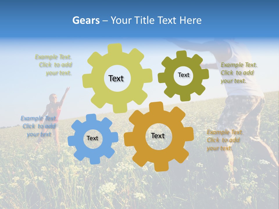 Finance Lawn Green PowerPoint Template