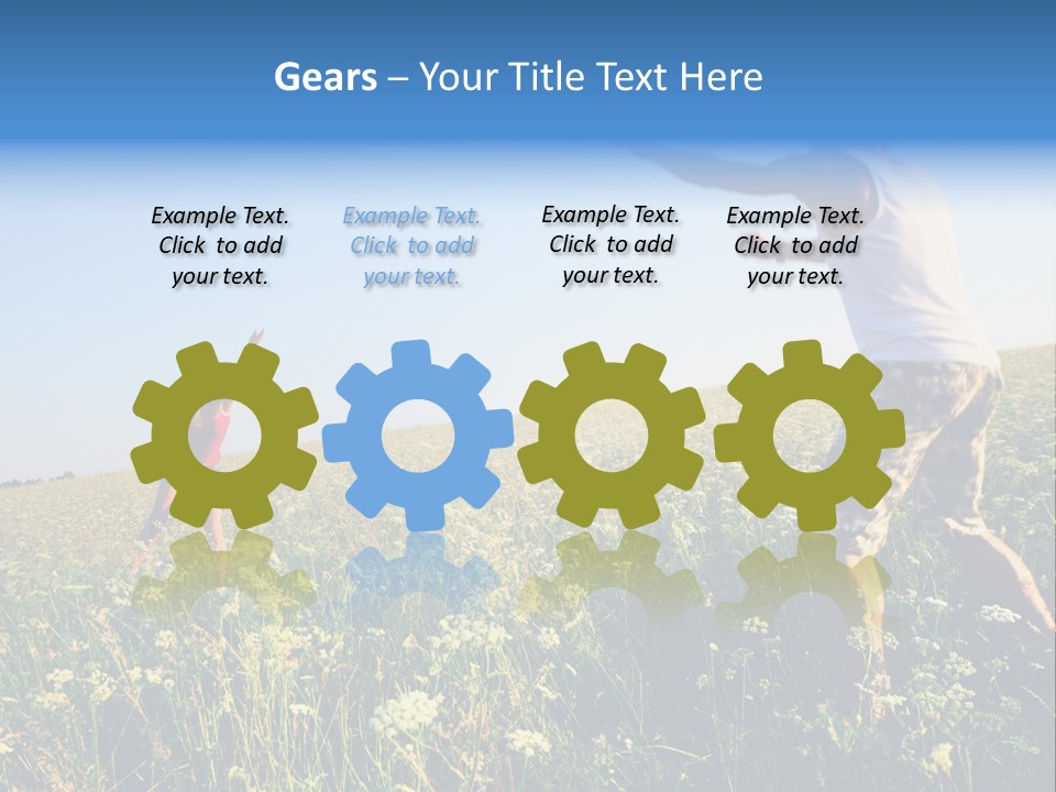 Finance Lawn Green PowerPoint Template