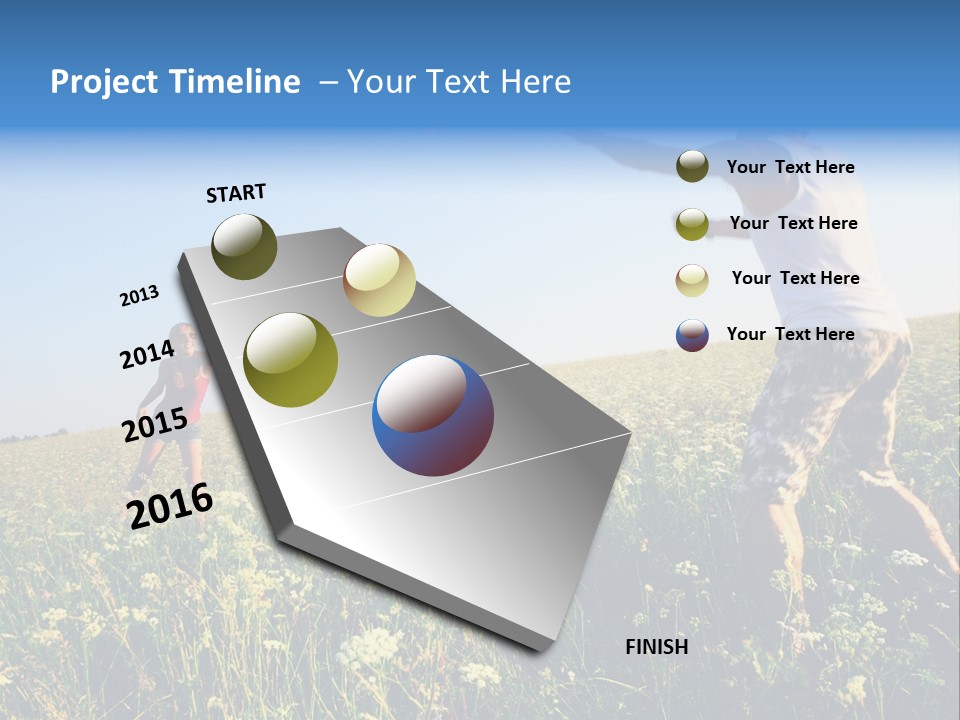 Finance Lawn Green PowerPoint Template
