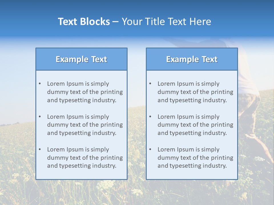 Finance Lawn Green PowerPoint Template