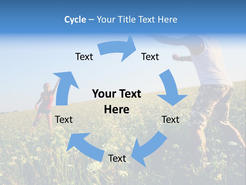 Finance Lawn Green PowerPoint Template