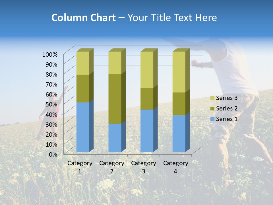 Finance Lawn Green PowerPoint Template