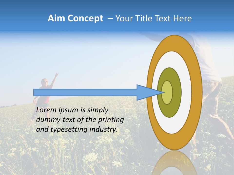 Finance Lawn Green PowerPoint Template