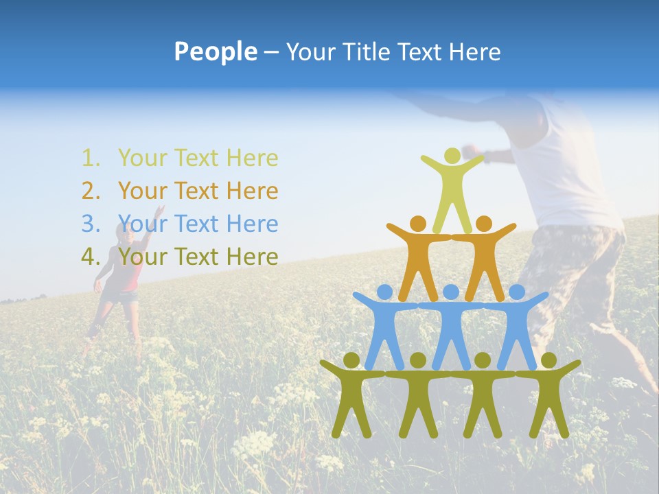 Finance Lawn Green PowerPoint Template