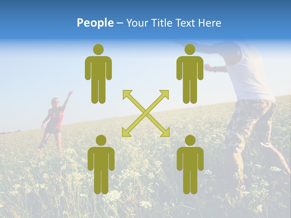 Finance Lawn Green PowerPoint Template