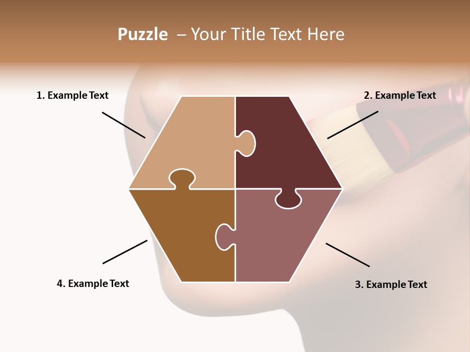 Hand Leaf Lawn PowerPoint Template