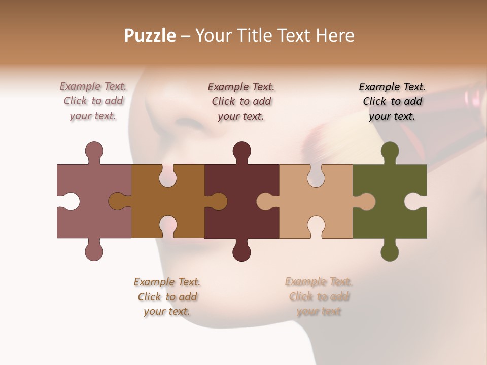 Hand Leaf Lawn PowerPoint Template