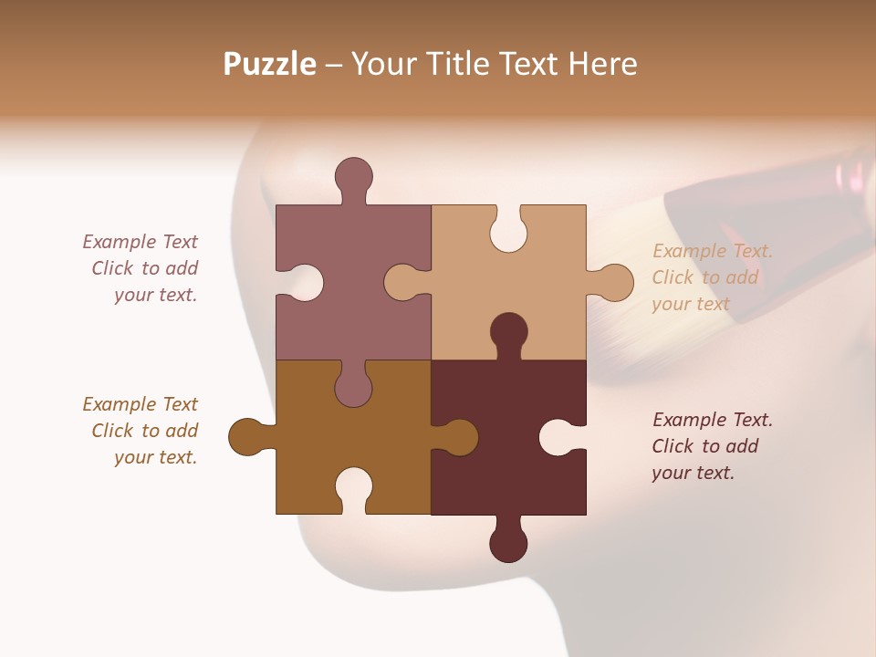 Hand Leaf Lawn PowerPoint Template