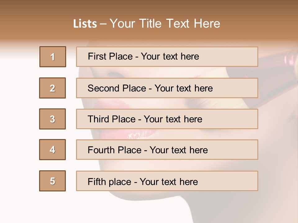Hand Leaf Lawn PowerPoint Template