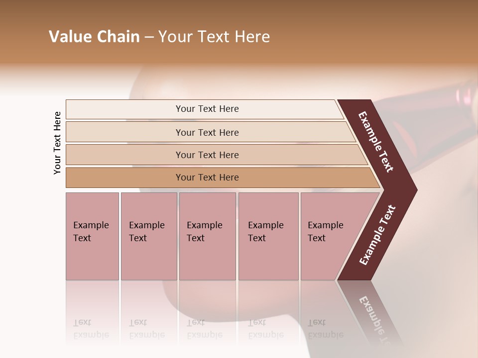Hand Leaf Lawn PowerPoint Template