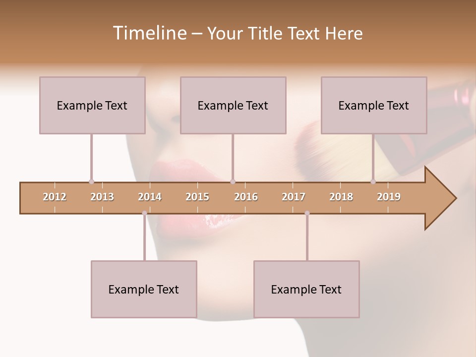 Hand Leaf Lawn PowerPoint Template