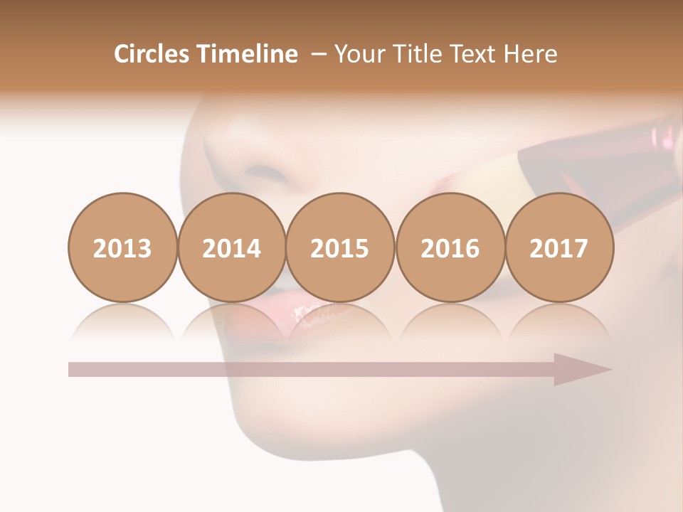 Hand Leaf Lawn PowerPoint Template