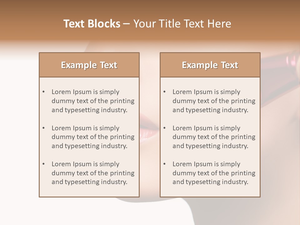 Hand Leaf Lawn PowerPoint Template
