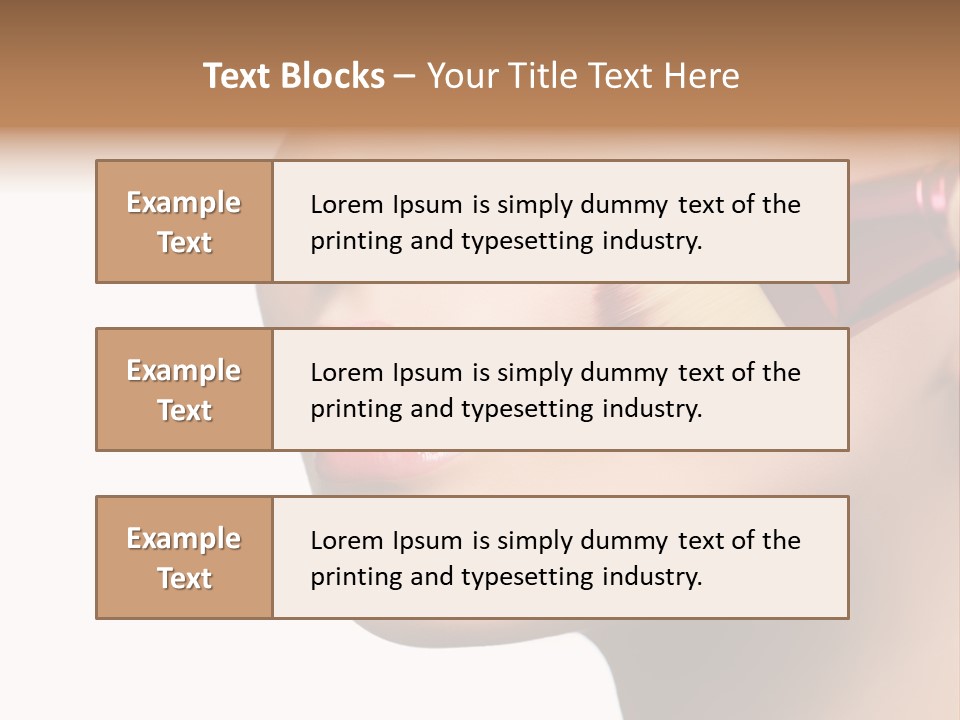 Hand Leaf Lawn PowerPoint Template