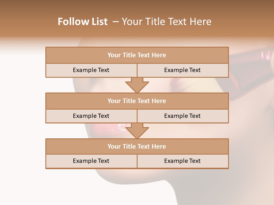 Hand Leaf Lawn PowerPoint Template