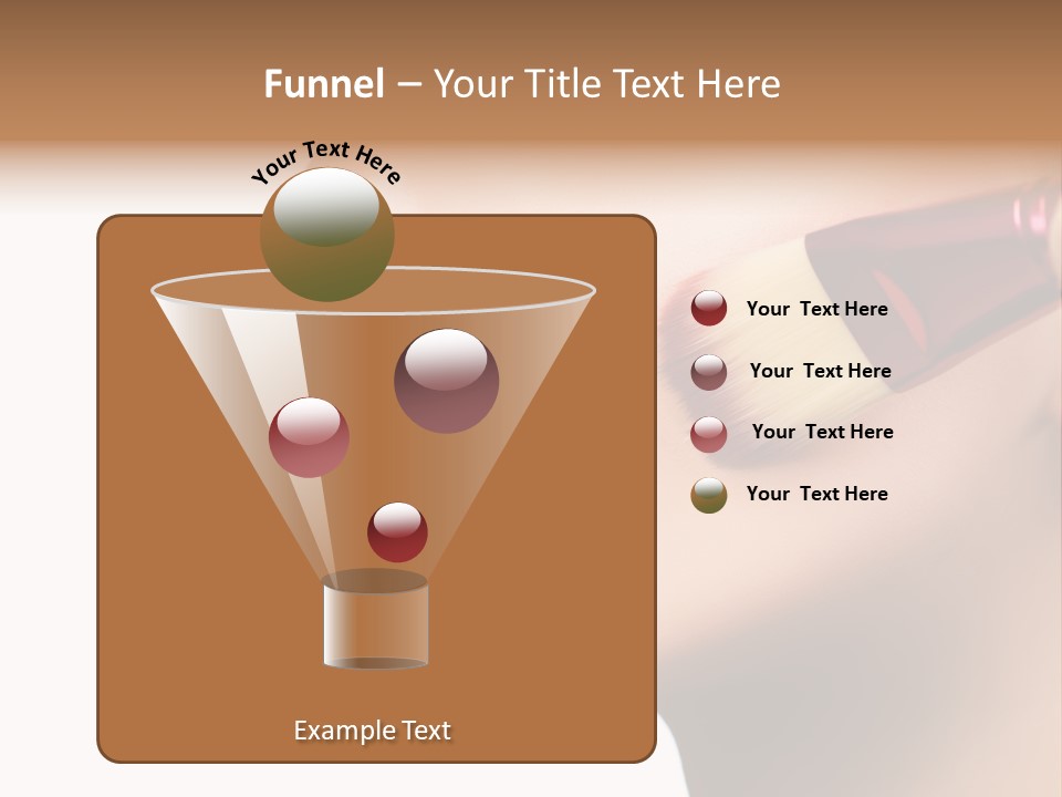 Hand Leaf Lawn PowerPoint Template