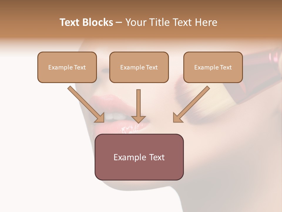 Hand Leaf Lawn PowerPoint Template