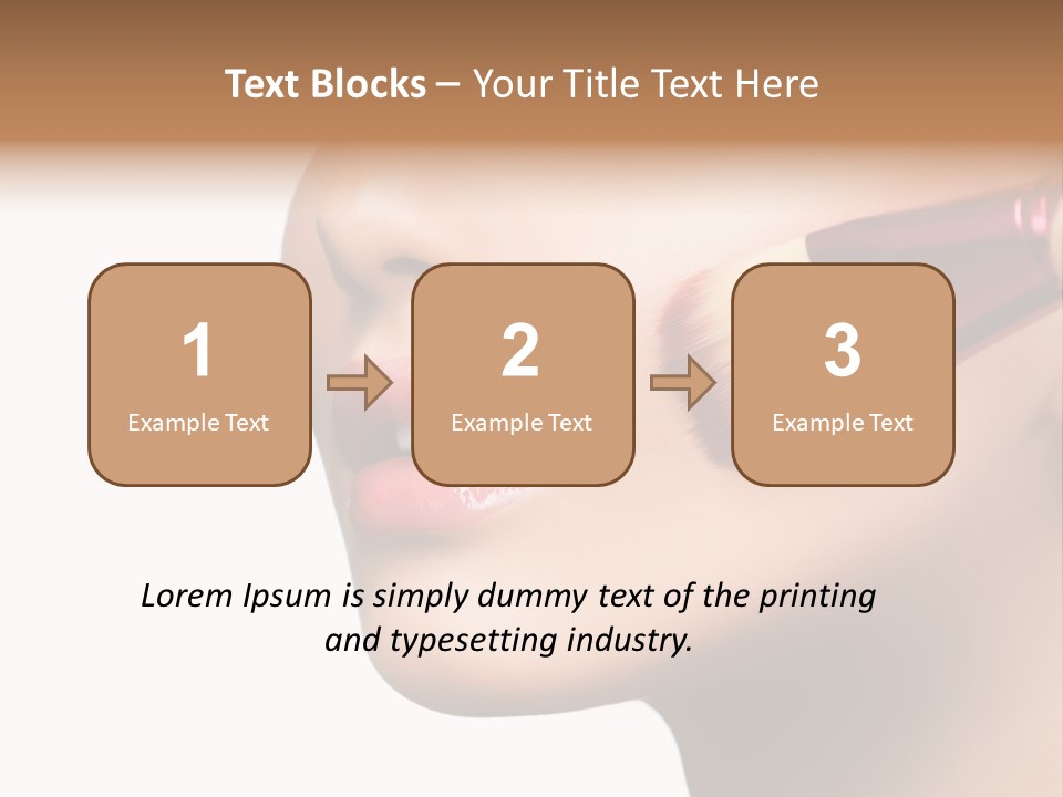 Hand Leaf Lawn PowerPoint Template