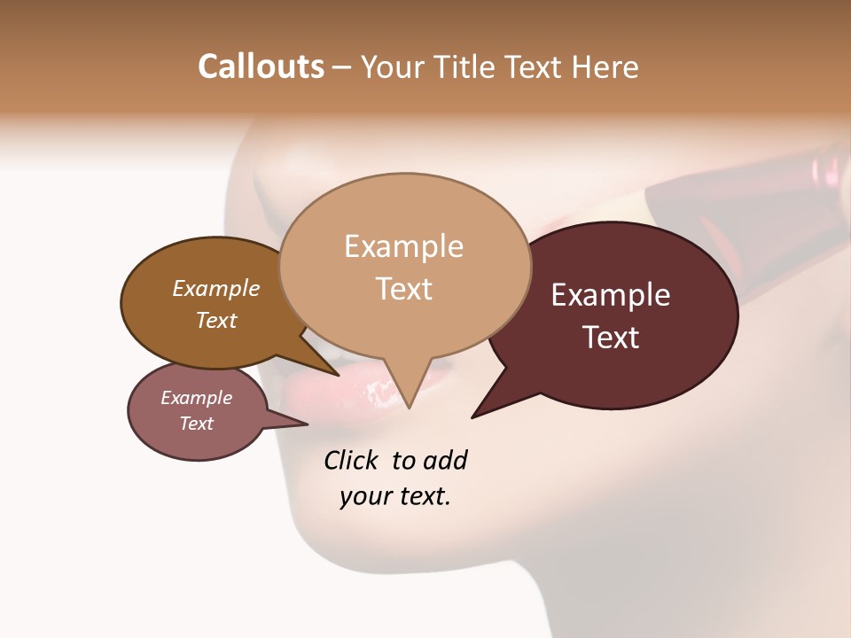 Hand Leaf Lawn PowerPoint Template