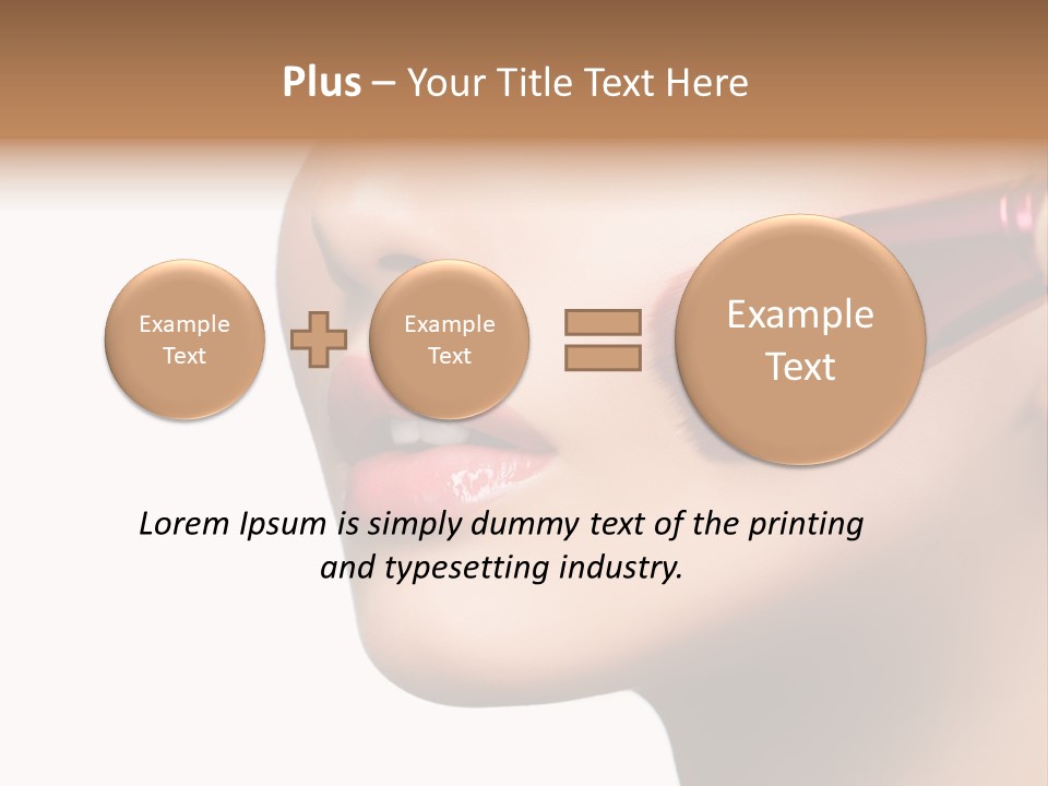 Hand Leaf Lawn PowerPoint Template