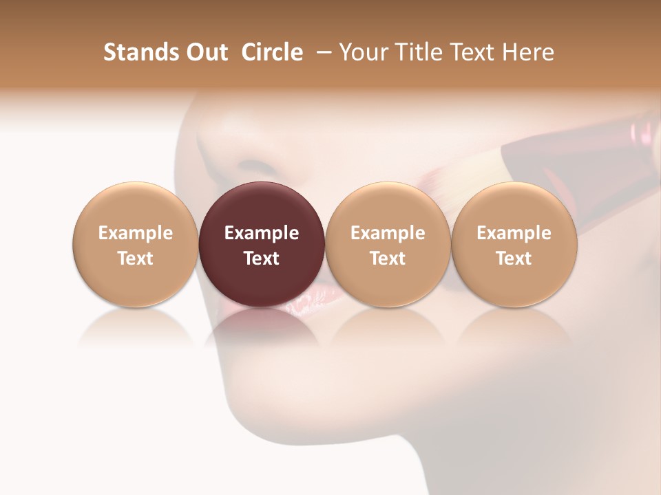 Hand Leaf Lawn PowerPoint Template