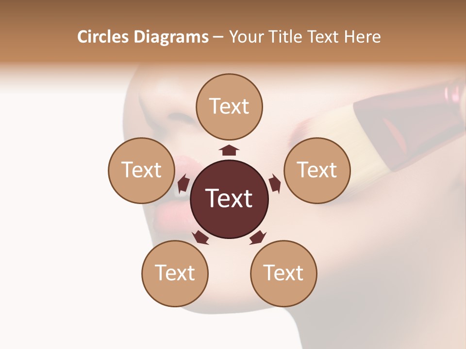 Hand Leaf Lawn PowerPoint Template