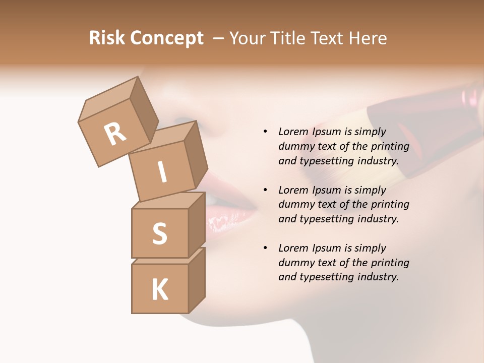 Hand Leaf Lawn PowerPoint Template