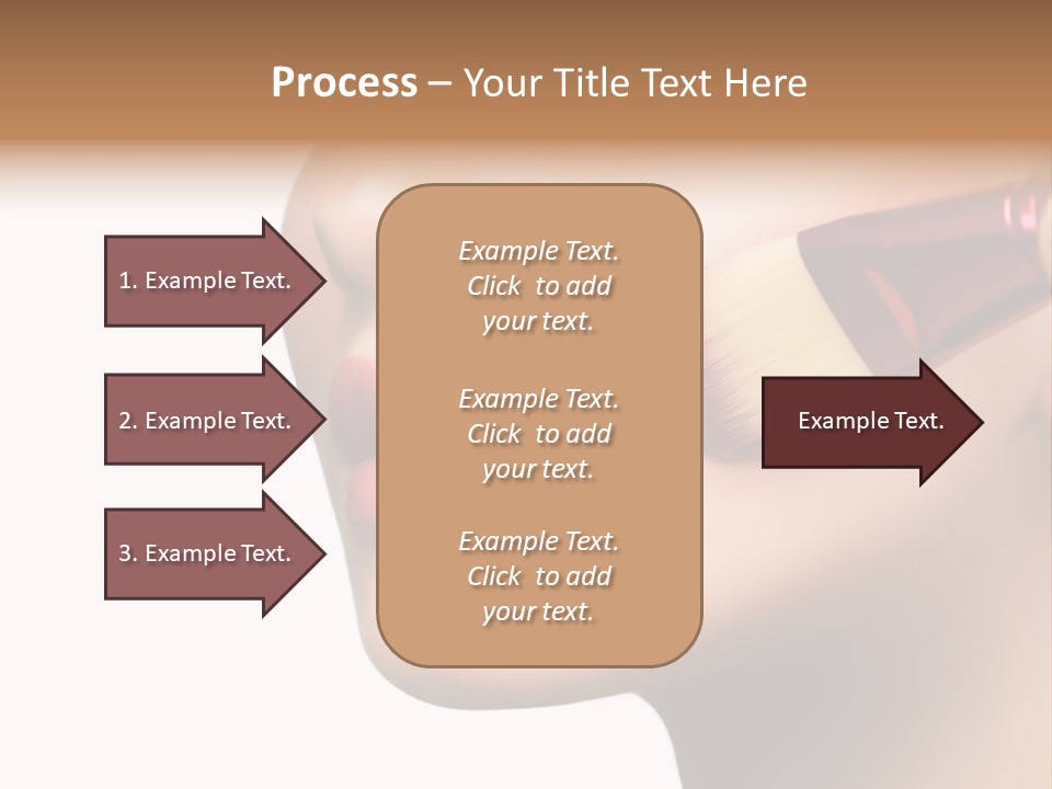 Hand Leaf Lawn PowerPoint Template