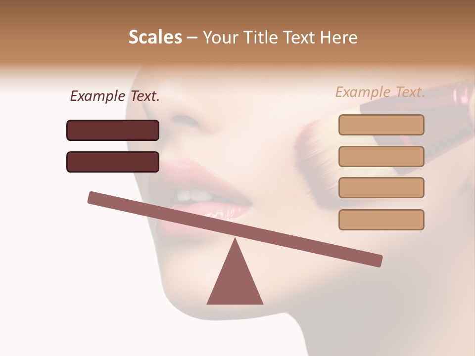 Hand Leaf Lawn PowerPoint Template