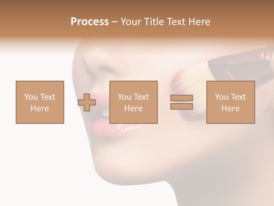 Hand Leaf Lawn PowerPoint Template
