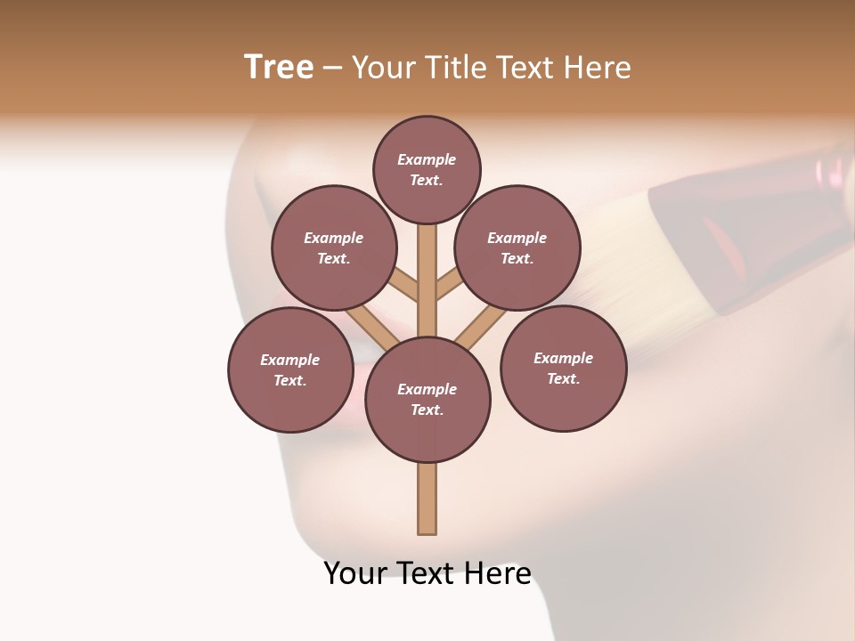 Hand Leaf Lawn PowerPoint Template