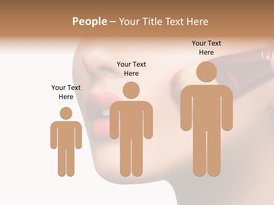 Hand Leaf Lawn PowerPoint Template