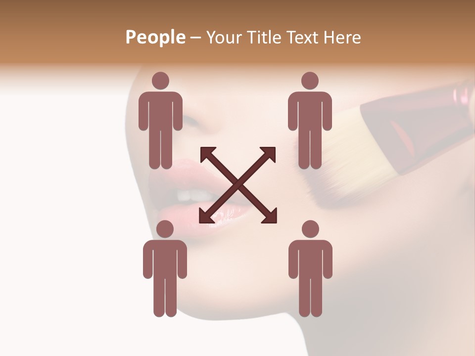 Hand Leaf Lawn PowerPoint Template