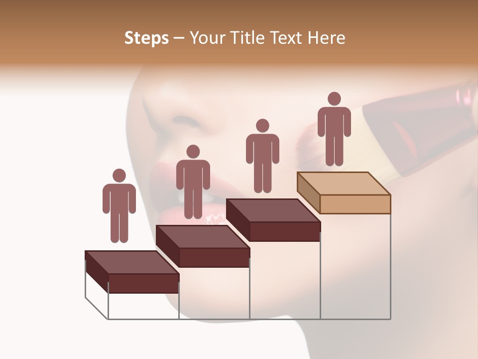 Hand Leaf Lawn PowerPoint Template